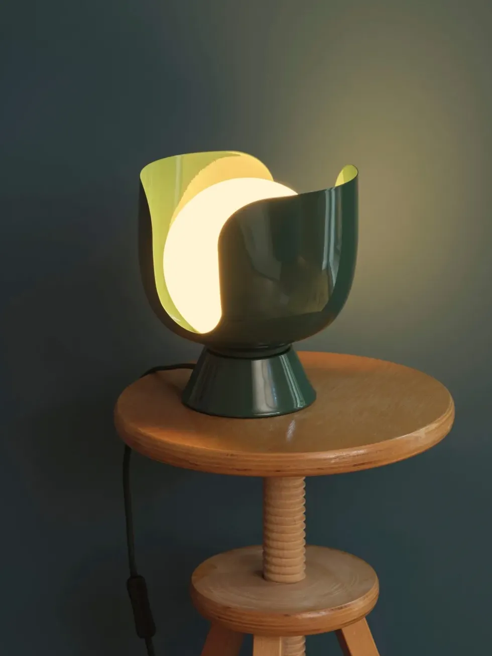 Decor Corolle Chalice bordlampe, grøn