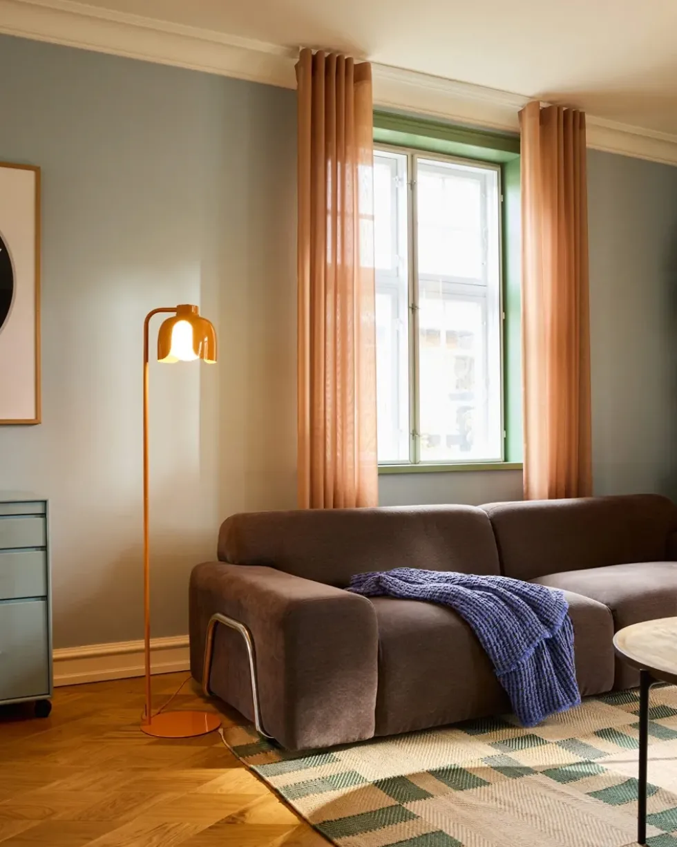 Decor Corolle gulvlampe, orange