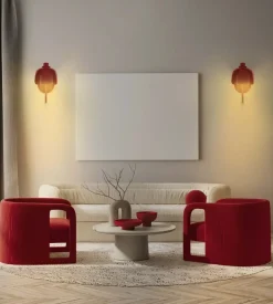 Decor Corolle væglampe, rød
