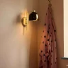 Decor Corolle væglampe, sort/guld