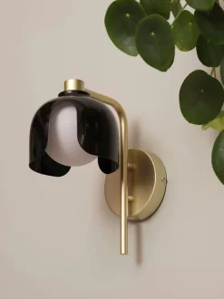 Decor Corolle væglampe, sort/guld