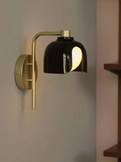 Decor Corolle væglampe, sort/guld