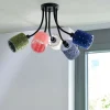 Decor Felt Weaving Cans loftlampe, multifarvet