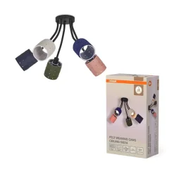 Decor Felt Weaving Cans loftlampe, multifarvet