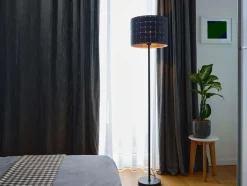 Decor Felt Weaving gulvlampe, mørkegrå