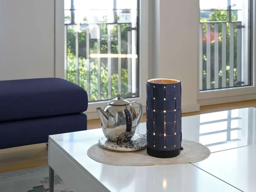 Decor Felt Weaving Tube bordlampe, mørkegrå