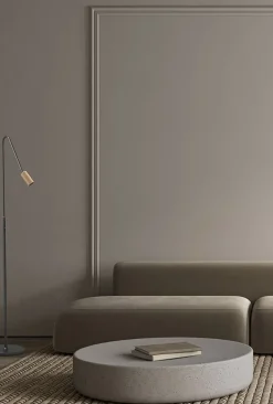 Decor F1 gulvlampe, sort/alu