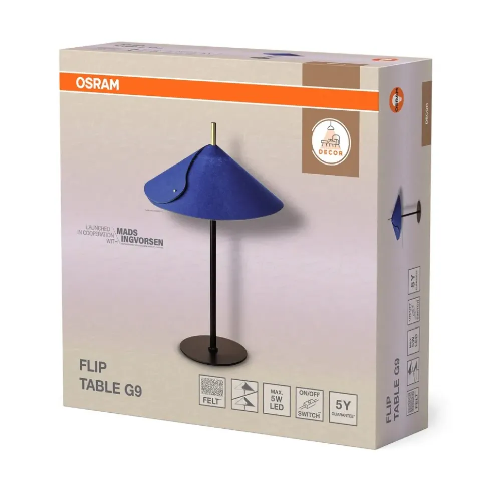 Decor Flip bordlampe, blå