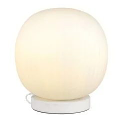 Decor Glass Lantern Marble bordlampe, hvid
