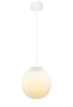 Decor Glass Lantern Marble pendel, hvid
