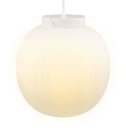 Decor Glass Lantern Marble pendel, hvid