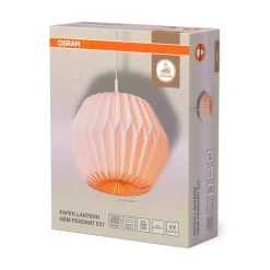 Decor Paper Lantern Gem pendel, hvid