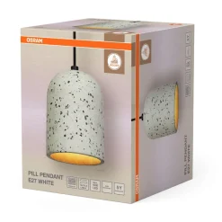 Decor Pill pendel, hvid terrazzo