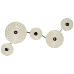 Decor Plisse væglampe / loftlampe (5 skærme), beige