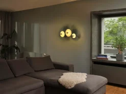 Decor Plisse væglampe / loftlampe (3 skærme), beige