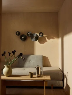 Decor Plisse væglampe / loftlampe (5 skærme), mørkegrå