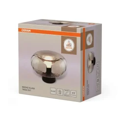 Decor Smoke Glass bordlampe