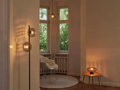 Decor Smoke Glass gulvlampe