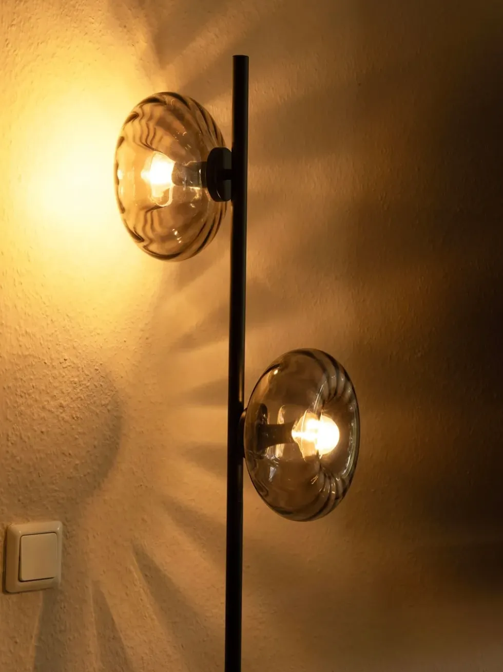 Decor Smoke Glass gulvlampe