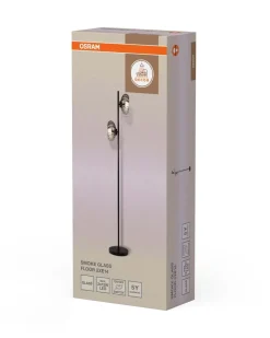 Decor Smoke Glass gulvlampe