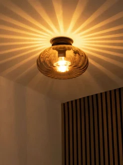 Decor Smoke Glass væglampe/loftlampe