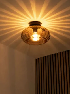Decor Smoke Glass væglampe/loftlampe