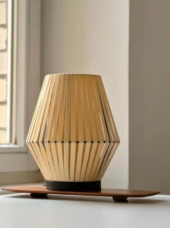 Decor Stripes bordlampe, beige
