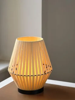 Decor Stripes bordlampe, beige