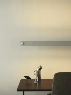 Dim Linear pendel, børstet aluminium