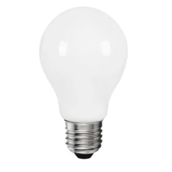 Diolux S19-D Norma60, 8W opal, E27, 2700K (3-trins dæmp)