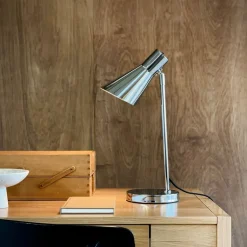 DL12 bordlampe, krom