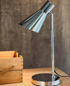 DL12 bordlampe, krom