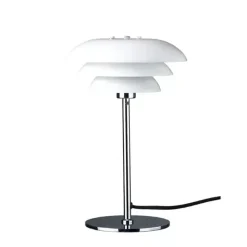 DL20 bordlampe, opal/krom