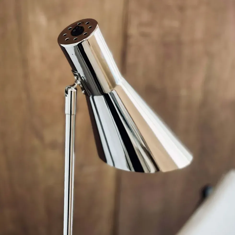 DL12 gulvlampe, krom
