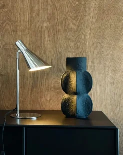 DL12 mini bordlampe, krom