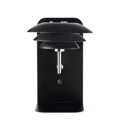 DL20 væglampe m/USB, sort