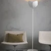 Eclips gulvlampe, hvid