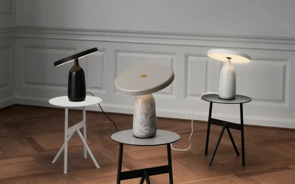 Eddy bordlampe, Grå