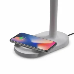 Emendo bordlampe med Qi trådløs oplader, cloud