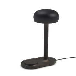 Emendo bordlampe med Qi trådløs oplader, sort