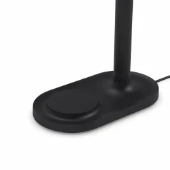 Emendo bordlampe med Qi trådløs oplader, sort