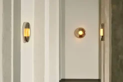 Endless væglampe, krom/spejlglas