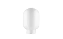 Erstatningsglas til Amp bordlampe, Hvid