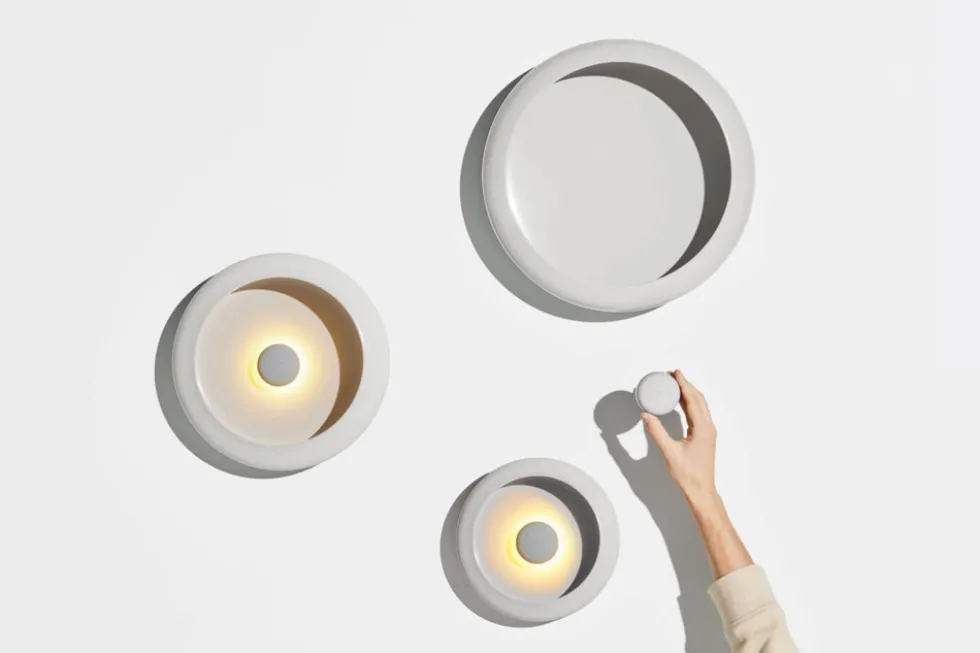 Fatboy® Oloha væglampe / bordlampe small, light grey