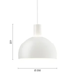 FJ Elements pendel, hvid