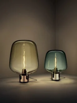Flar large bordlampe, terra/honey
