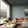 Flar large bordlampe, terra/turquoise