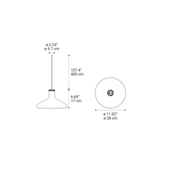 Flask B Pendel, mineral sand