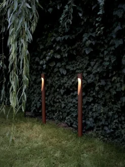 Flindt høj garden pullert spyd, corten