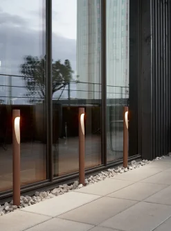 Flindt lav garden pullert spyd, corten
